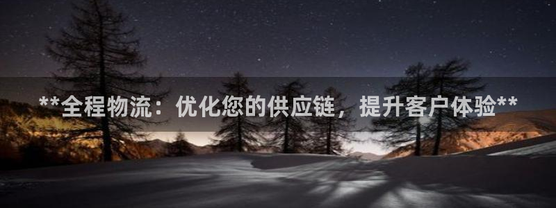 28圈注册条件：**全程物流：优化您