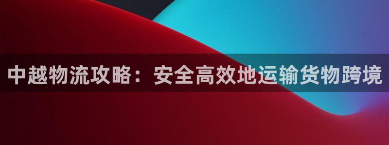 28圈推广链接是多少：中越物流攻略：