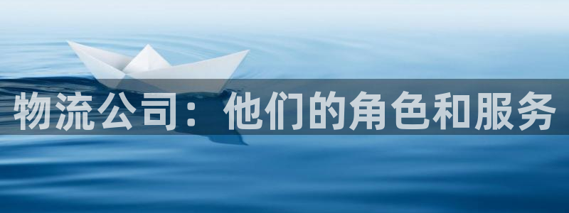 28圈昵称：物流公司：他们的角色和服