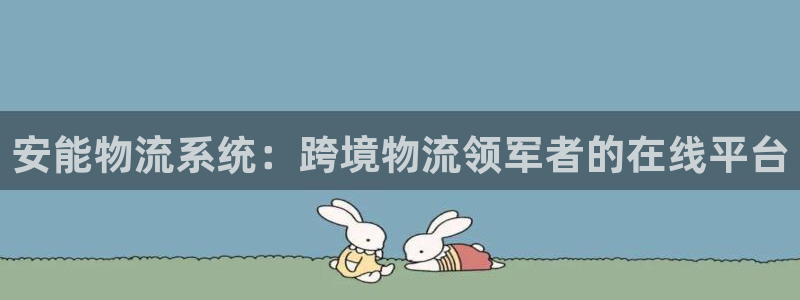 28圈链接是什么：安能物流系统：跨境