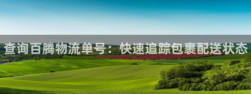 南宫28圈怎么注册：查询百腾物流单号
